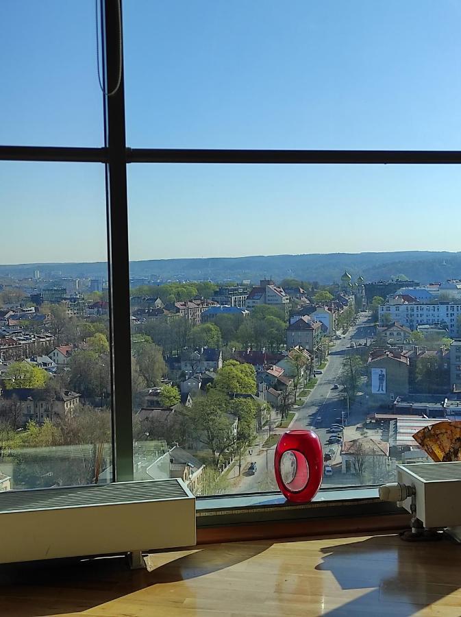 Luxury Apartment In Skyscraper Βίλνιους Εξωτερικό φωτογραφία